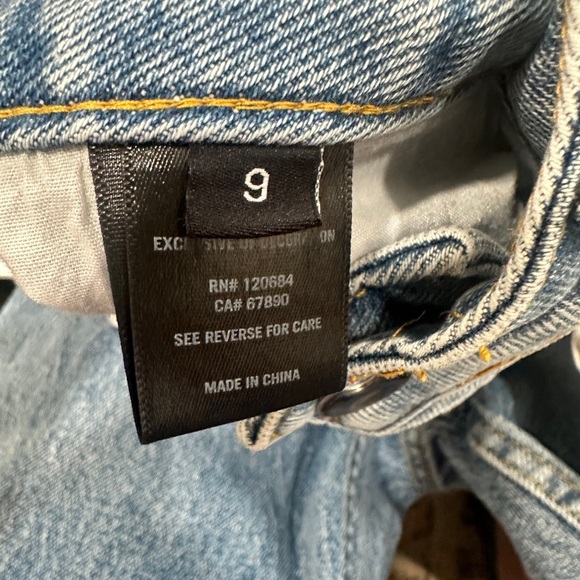 Sweet Society Cat Portrait Bow Mom Jeans – Hot Topic Size 9 - Picture 8 of 9